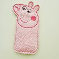 ITH Pig icypole holder embroider file, digital download, machine embroidery, 4x4 Hoop,.