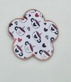 ITH Coffee Cup vinyl, Daisy Coaster, Embroidered Applique, Floral Design (Digital Download) 4x4 Hoop