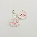 ITH Sketch Pig Face Keyring & Eyelet Digital Download- Embroidery Design