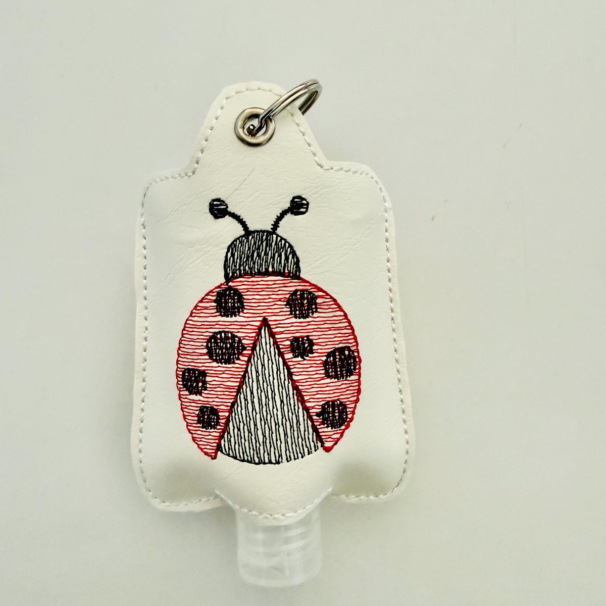 ITH Ladybug Hand Sanitiser Case, 4x4 hoop, sanitiser, case,